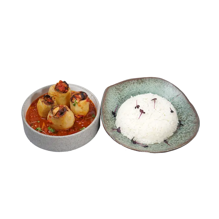 Stuffed Potato with Rice