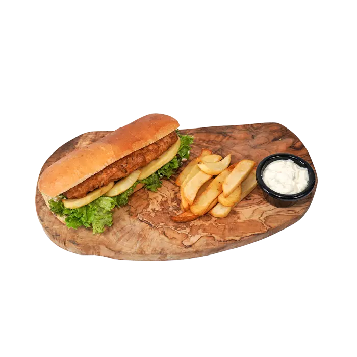 Fish and Chips Sandwich